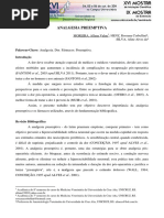 Analgesia Preemptiva