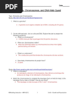 03 Genome Chromosome and Dna Webquest 2