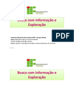 Busca Com Informação e Exploração