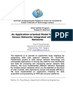 An Application-Oriented Model For Wireless Sensor Networks Integrated With External Networks