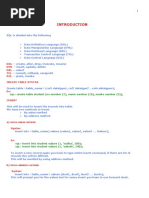 SQL PLSQL1