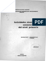 Tareas Extracurriculares en El Area de La Ciencia