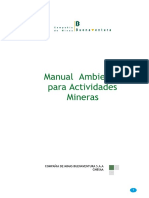 Manual Ambiental para Actividades Mineras v2011