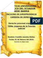 Organos de La Funcion Judicial