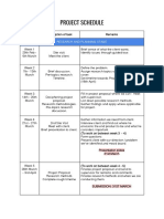 Fypprojectschedule