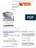 Fracciones Ejercicios Resueltos de Razonamiento Matemático Preuniversitario en PDF _ Matematica Preguntas Resueltas