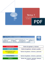 Unidad de Morfología 1º Eso