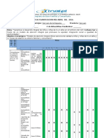 Matriz para Planificacion Mensual Cafi Mes de Abril 2016