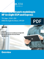 Asset and Network Modeling in HP ArcSight ESM and Express