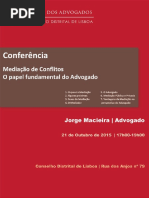 Conferência Mediação de Conflitos