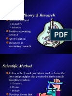 Accounting Theory & Research: Scientific Method
