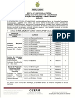 Cetam 2016 01 Edital N008 Curso Tecnico Manaus