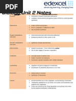 Edexcel Bio 2 Notes