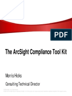 The ArcSight Compliance Tool Kit