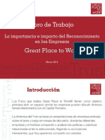 Foro Vitalmex Importancia Del Reconocimiento PDF