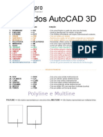 Comandos AutoCAD 3D