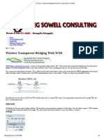Wireless Transparent Bridging With WDS - Greg Sowell Consulting