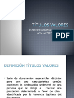 TÍTULOS VALORES 5456