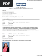 Download OKC School Board meeting agenda for Monday April 25 2016 by NewsOK SN310123036 doc pdf