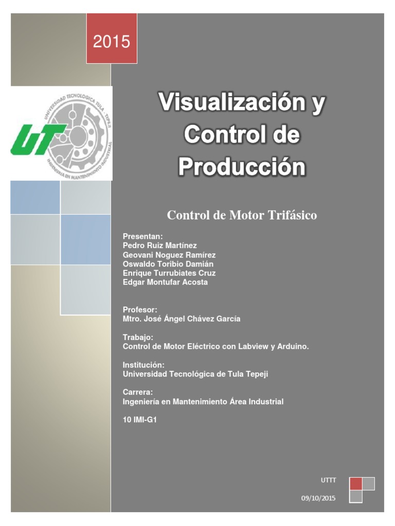 Control de Motores Eléctricos con LabVIEW | PDF | Inductor | Motor ...