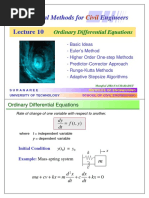 K10 Ordinary Differetial Equations