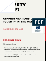 Poverty PORN'?: Representations of Poverty in The Media