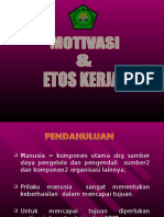 Motivasi & Etos Kerja (Kabag TU)