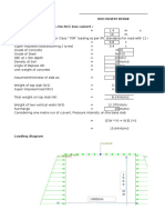 Calculation For 1.4m X 1.5m RCC Box Culvert