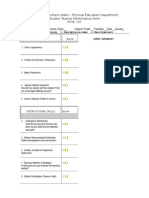 Flexibility Lesson Plan Rubric