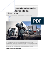 Las 10 Pandemias Mas Mortiferas de La Historia
