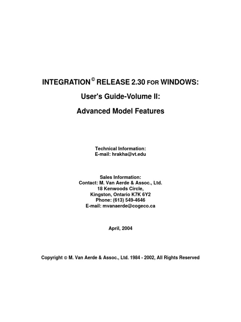Integration Manual 2 - Ver2 (1) .30 (April 2004) | PDF | Routing | File ...