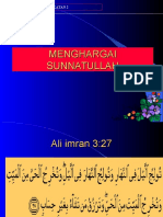 Pel 4 Menghargai Sunnatullah