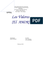 Los Valores - El Amor