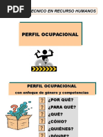 PERFIL OCUPACIONAL