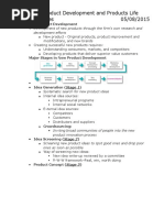 CH 8-New Product Development and Products Life Cycle Strategies