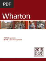 Wharton - 2015 Resume Book