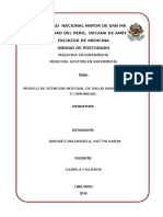 Modelo de Atencion Integral de Salud Basado en Familia y Comunidad