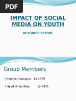 Impact of Social Media On Youth: Research Report