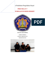 Praktikum 7 2A-D4 TE Praktikum Pengolahan Sinyal ( Amirah Nisrina, Hadian Ardiansyah, Kholid Bawafi)