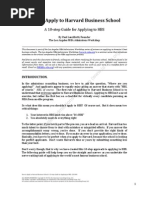 Download How to Apply to Harvard Business School - Los Angeles MBA Admissions Workshop - 2009-2010 Edition by Paul SN31015742 doc pdf