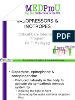 Vasopressors & Inotropes