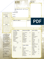 Investigator's Sanity and Skills Tracker