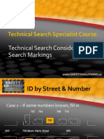 Technical Search Considerations - Search Markings