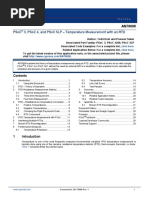 001-70698 AN70698 PSoC 3 PSoC 4 and PSoC 5LP Temperature Measurement With an RTD