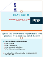 CLAT 2011 !!: An IIM Alumni Enterprise