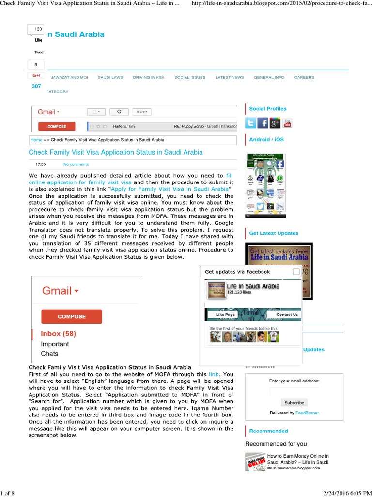 Check Family Visit Visa Saudi Arabia Travel Visa Saudi Arabia