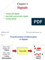 Signals: - Analog and Digital - Aperiodic and Periodic Signals - Analog Signals