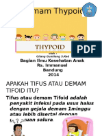  thypoid fever anak