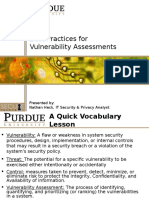 Vulnerability Assessment Best Practices