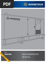 AGS0160D: Diesel Generator Set 150/165 kVA